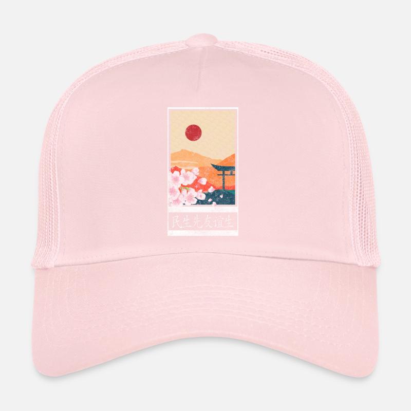 Fleurs de cerisier Fleurs Jardinier Casquette trucker 