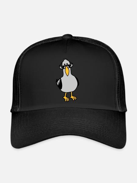 Lunettes de soleil Cool View Seagull - Casquette trucker  - noir/noir - Devant