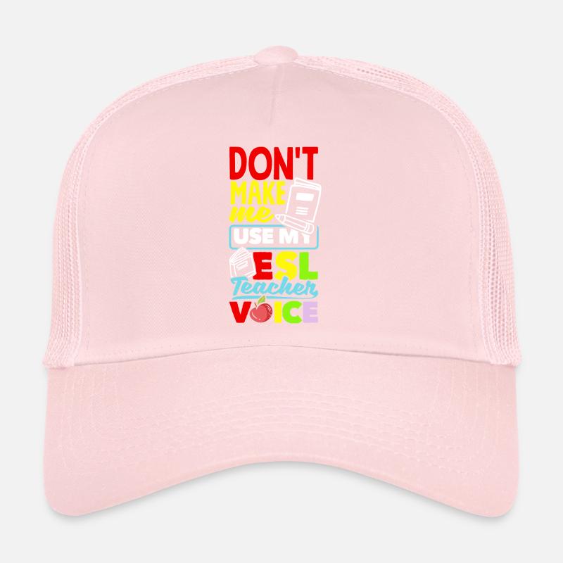 ESL Teacher Linguist Multilingual Teaching Trucker Cap