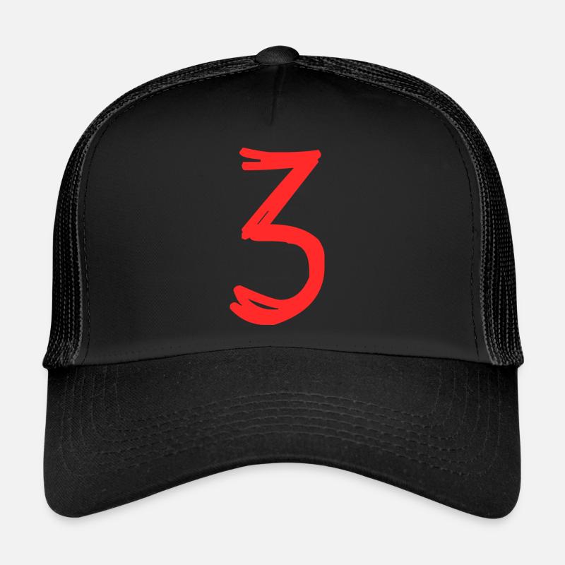 3 ANS. 3e ANNIVERSAIRE. ANNIVERSAIRE 3 ANS. TROIS Casquette trucker 