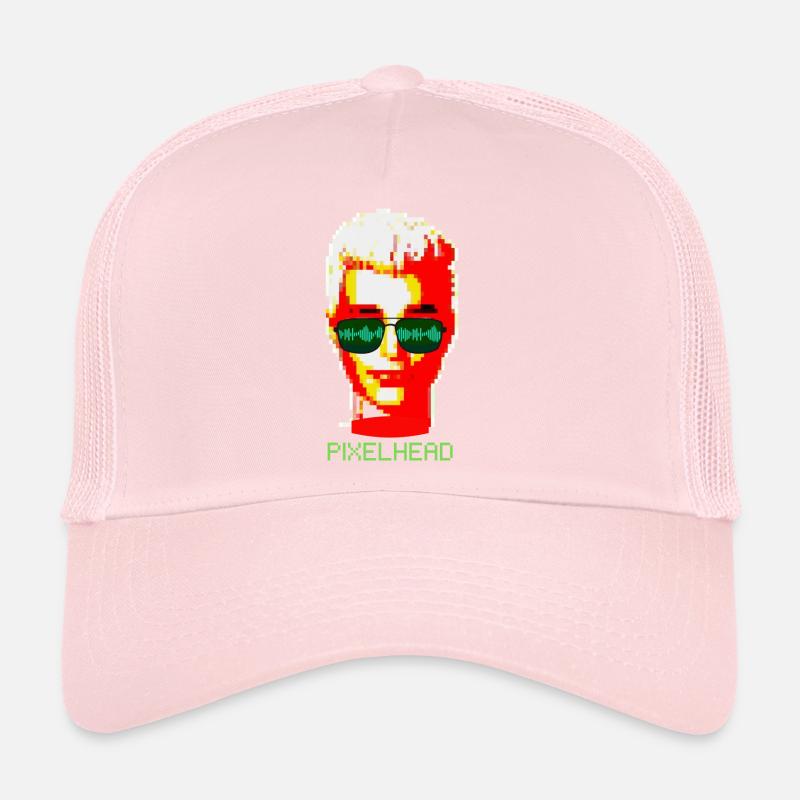 tête de pixel Casquette trucker 