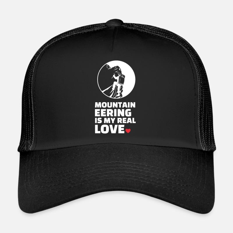 J’adore l’alpinisme - Casquette trucker  - noir/noir
