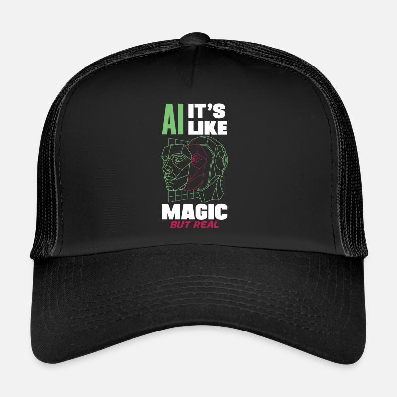 Ai It's Like Magic But Real Computer Science Trucker Cap