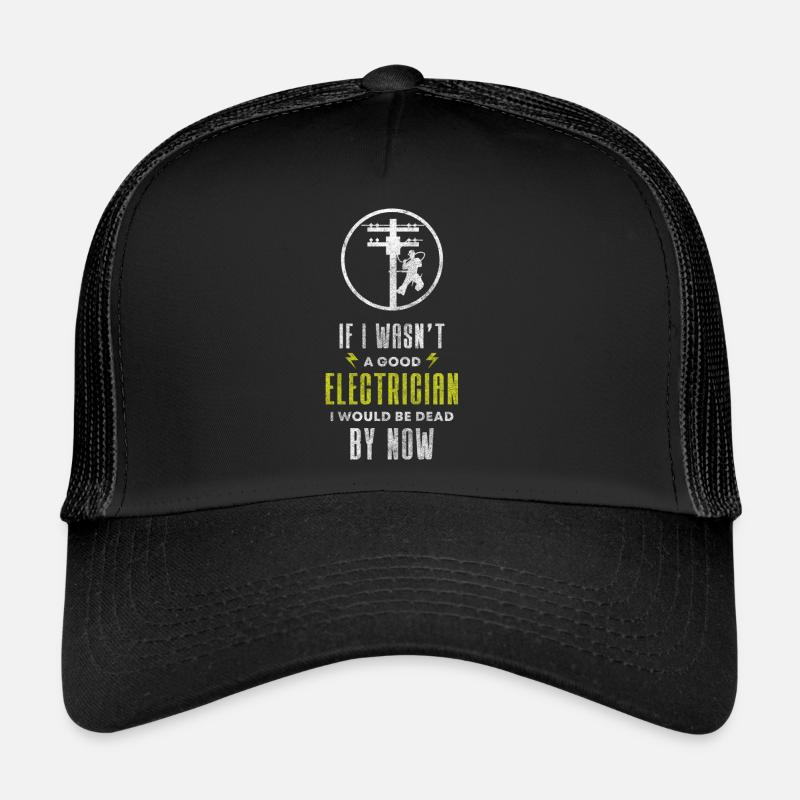 Electrician Men Electric High Voltage Trucker Cap