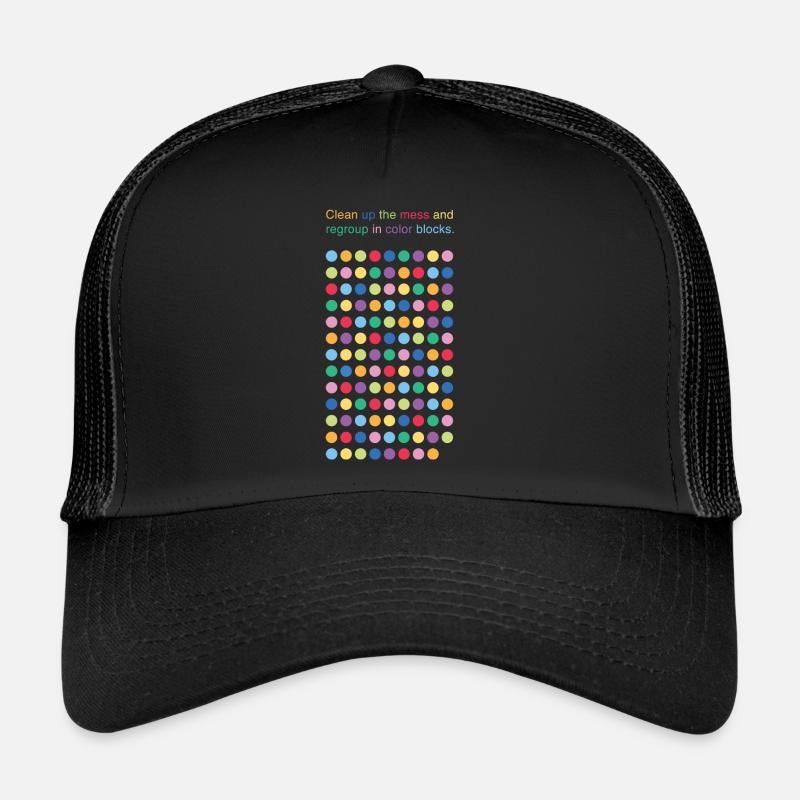 Circle Play - Trucker Cap - black/black
