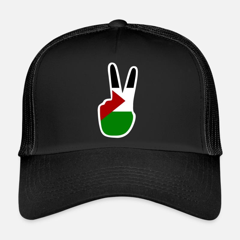 Free palestine - Trucker Cap - black/black