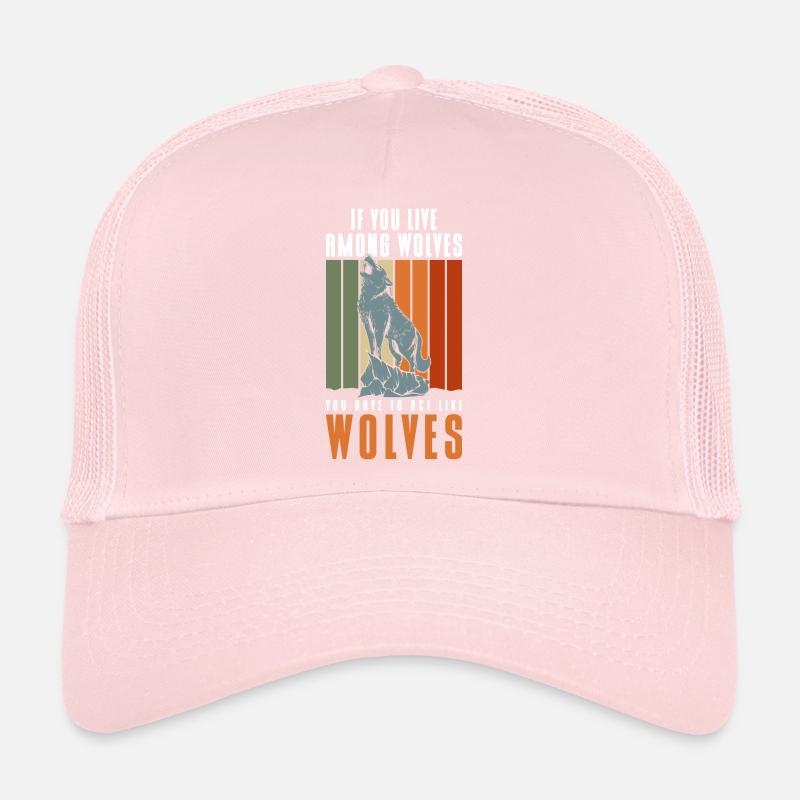 Werwolf Rudel Mystik Raubtier Trucker Cap