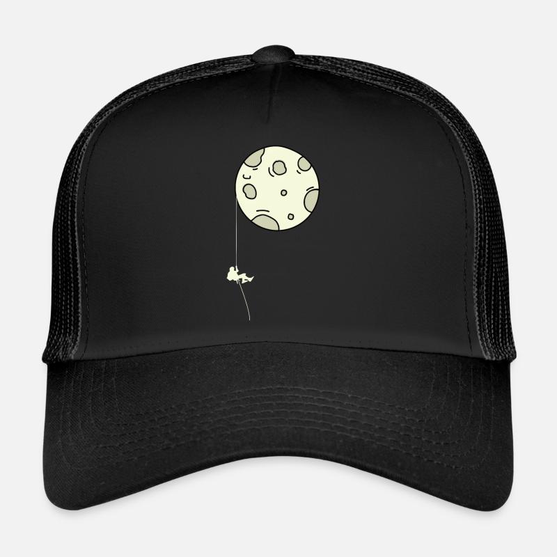 Mondkletterer erklimmt den Mond Trucker Cap