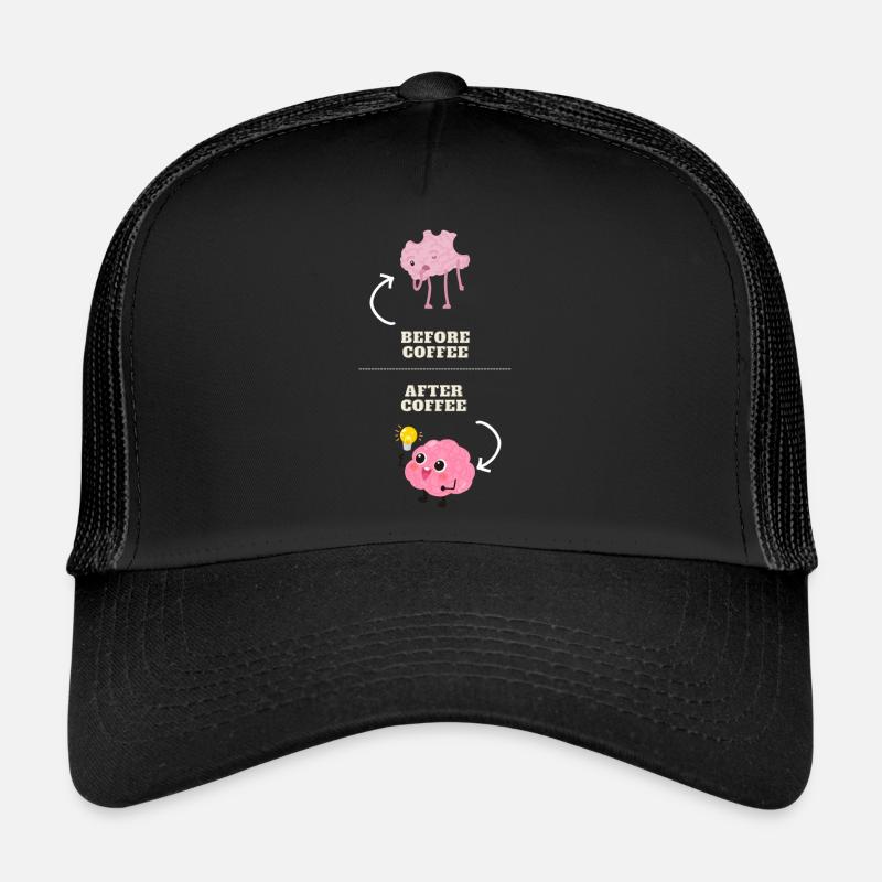 Gehirn und Kaffee Trucker Cap