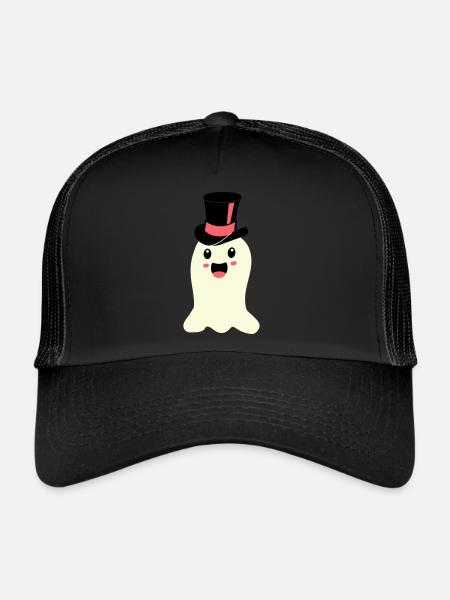 geist - Casquette trucker  - noir/noir - Devant
