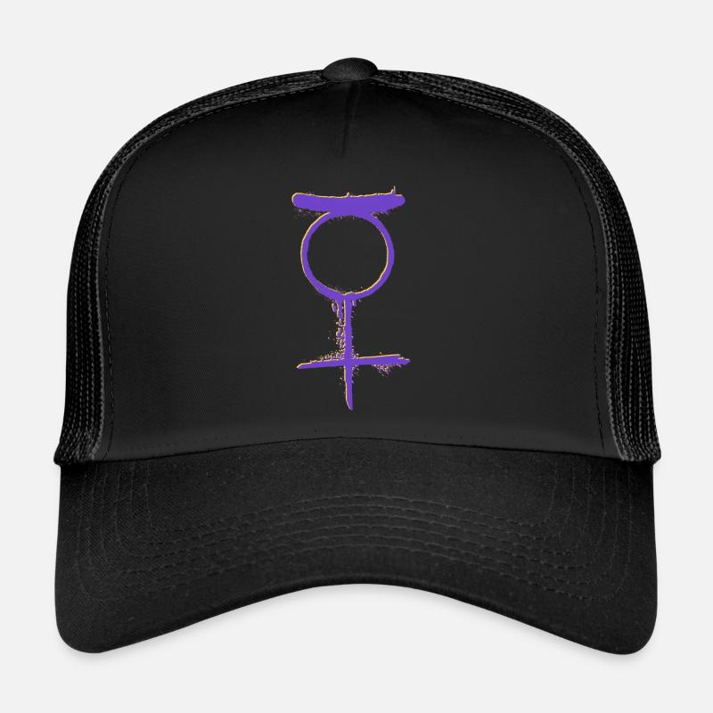 NON BINÄR Status - Trucker Cap - Schwarz/Schwarz