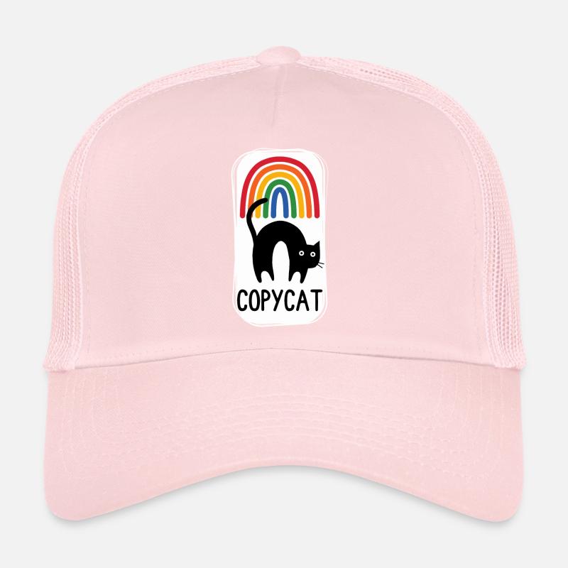 Chat Arc en ciel ! Casquette trucker 