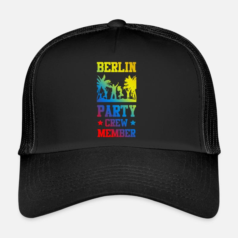Équipe de fête berlinoise Casquette trucker 
