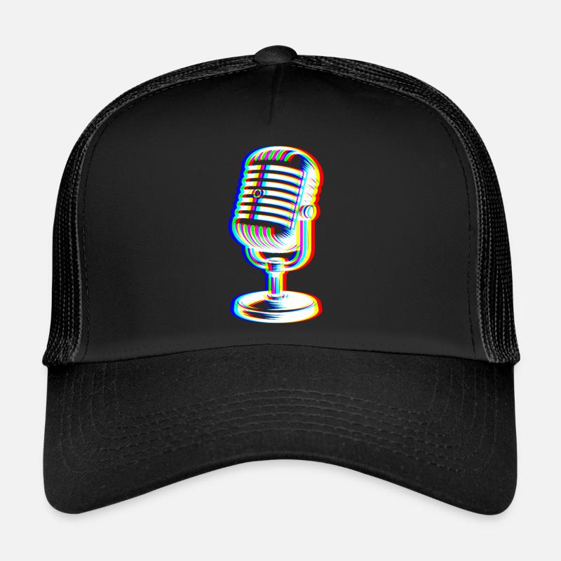 Glitch Microphone – Sound Art Trucker Cap