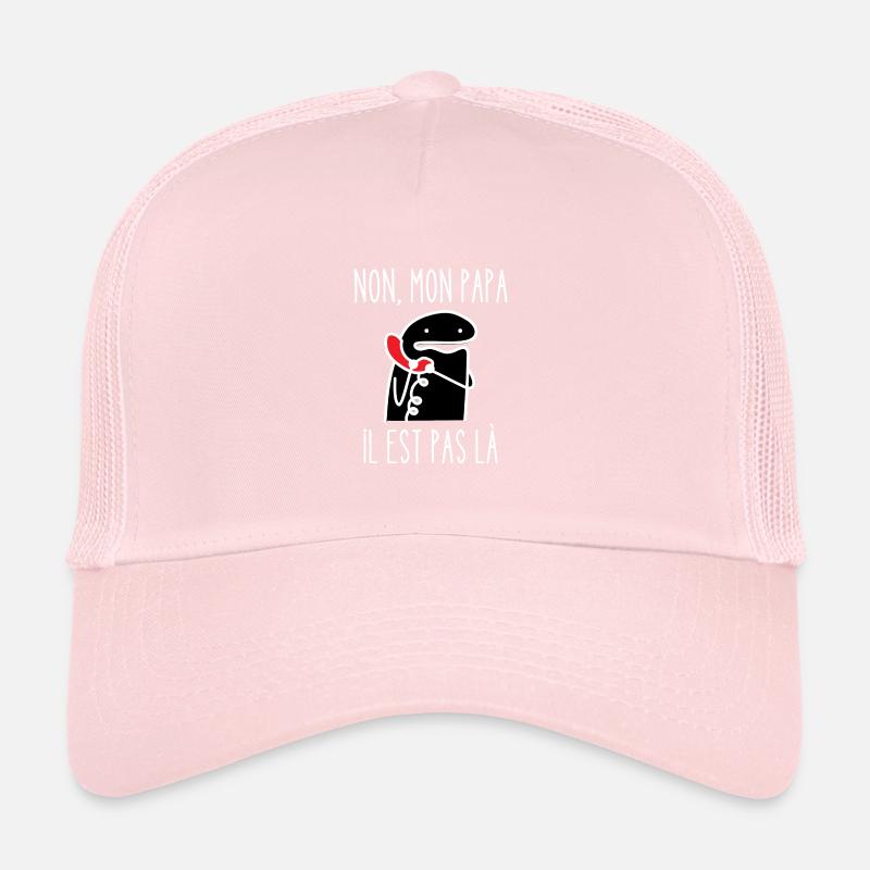 mon papa il est pas là Casquette trucker 