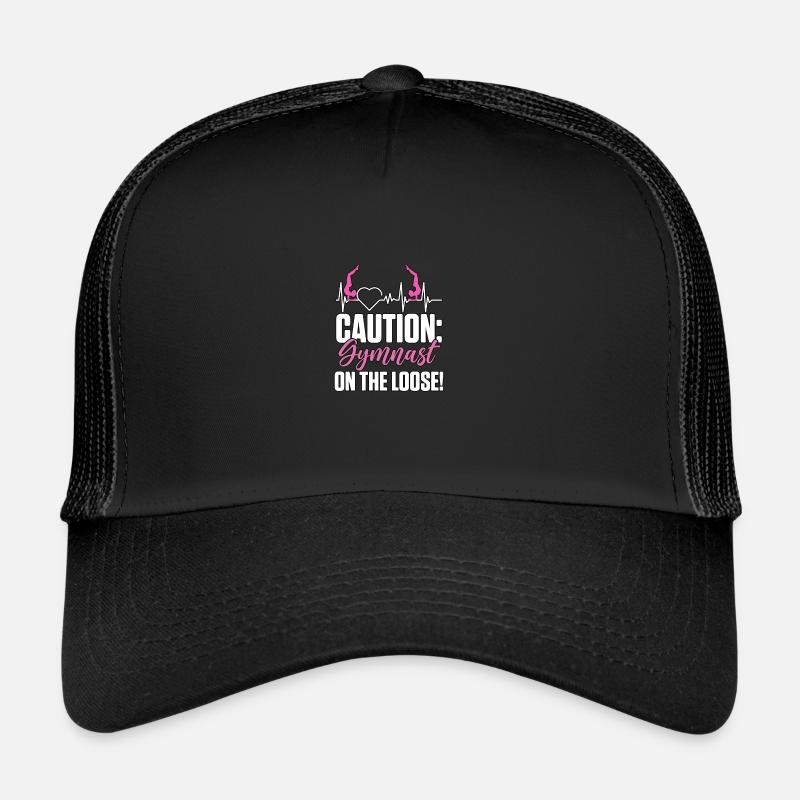 Caution Gymnast On The Loose! Gymnastics Turner Trucker Cap