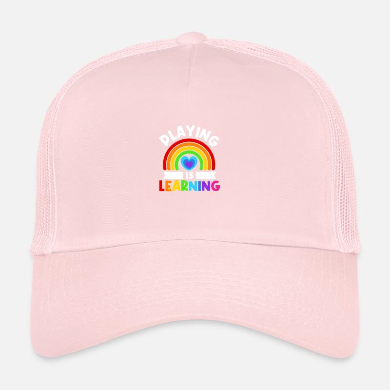 Jouer, c’est apprendre Enseignant École primaire préscolaire Casquette trucker 