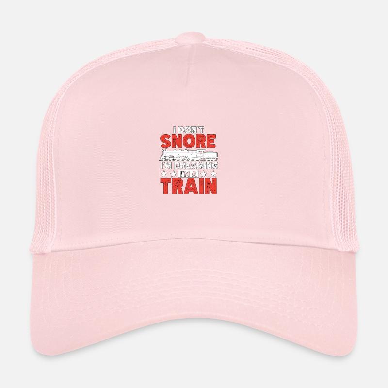 I Don't Snore I'm Dreaming I'm A Train Eisenbahn Trucker Cap