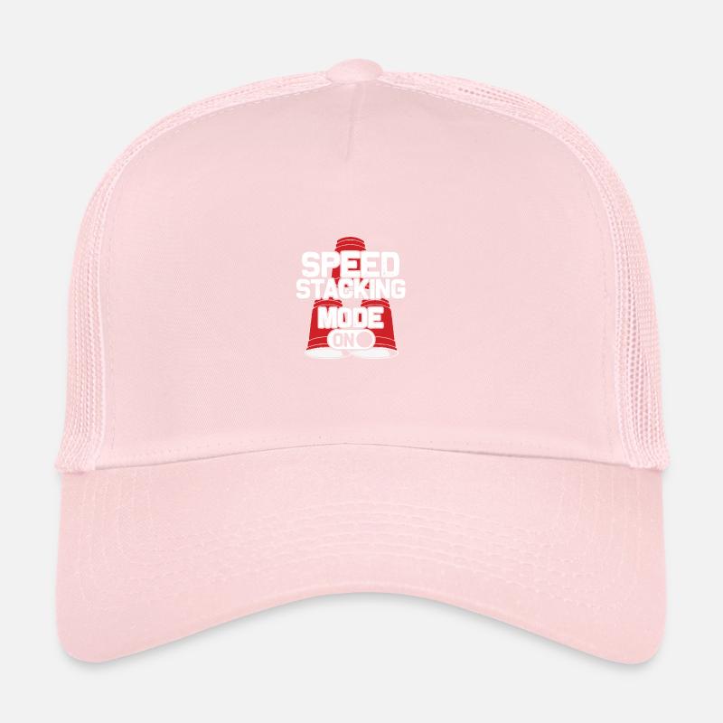 Mode d’empilage rapide sur l’empileur de gobelets Casquette trucker 