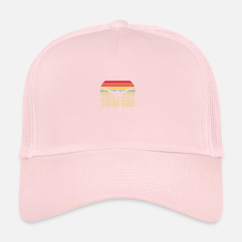 Natation Papa Papillon Natation Casquette trucker 