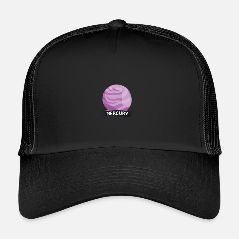 Planet Mercury Space gift Trucker Cap