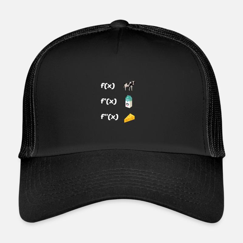 Functions Math Teacher Teaching School Education C - Trucker Cap - Schwarz/Schwarz