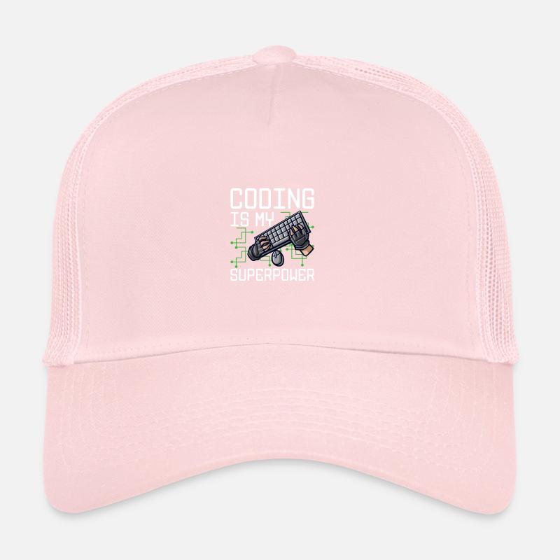 Coding Is My Superpower Programming Coder Computer Trucker Cap