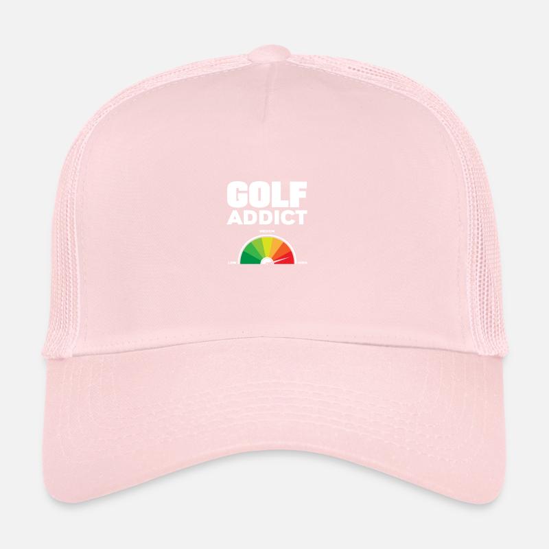 Golf Addict Golf Player Golfing Golf Course Golf B Trucker Cap
