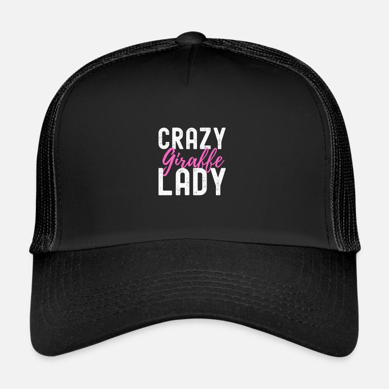 Giraffe - Trucker Cap - Schwarz/Schwarz