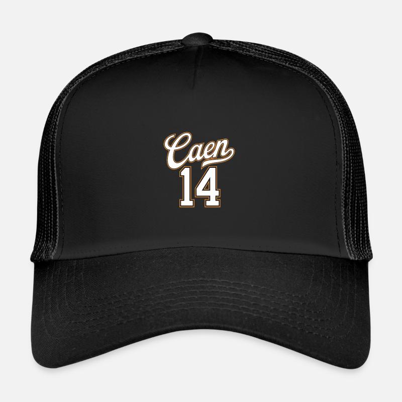 Caen 14 - Casquette trucker - noir/noir