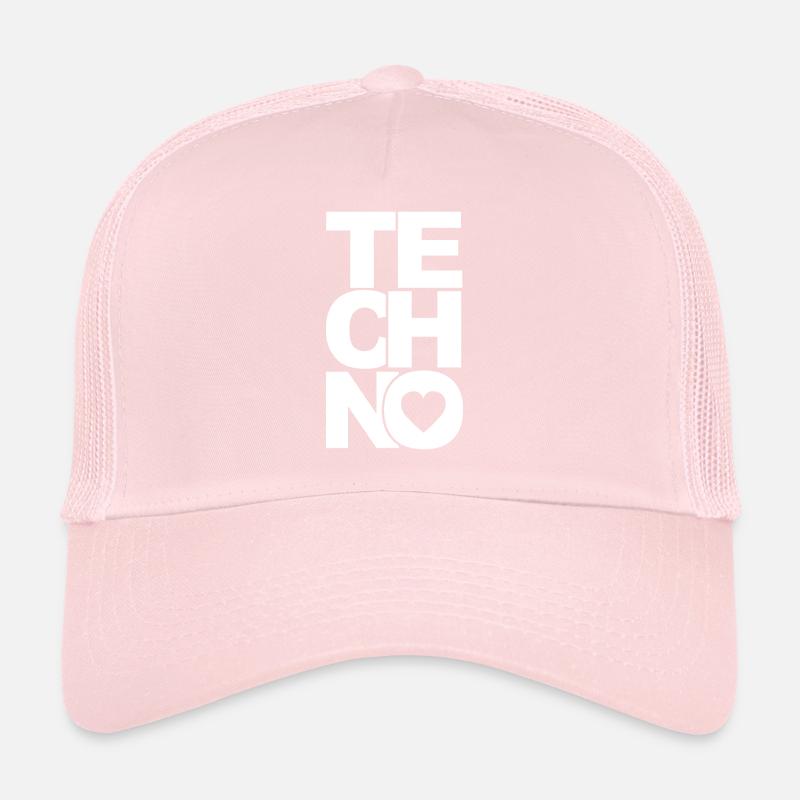 TECHNO LIEBE LOVE Trucker Cap