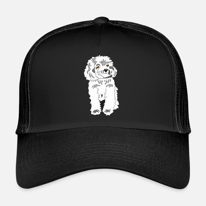 Weisser Pudel Trucker Cap