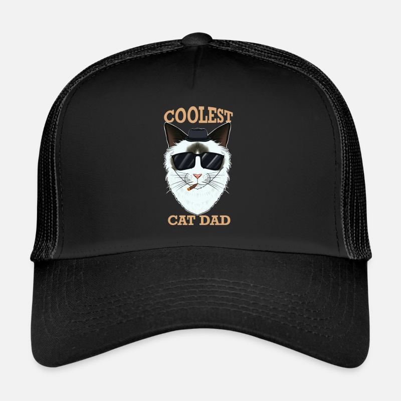 Coolest Cat Dad I Ragdoll Cat Dad I Ragdoll Cat Trucker Cap
