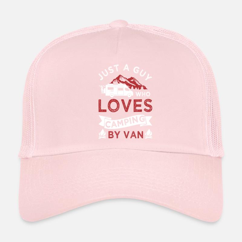 just a guy loves camper camping van Casquette trucker 