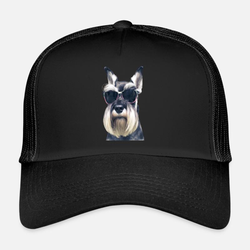 Miniature Schnauzer Casquette trucker 