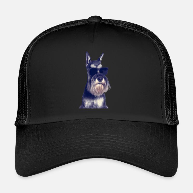 Miniature Schnauzer Casquette trucker 