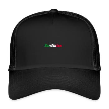 Sardaigne - Casquette trucker  - noir/noir - Devant