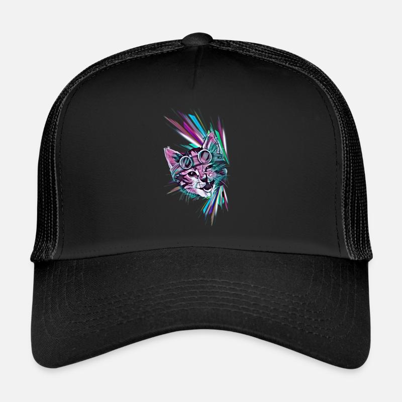 Cool cat - Trucker Cap - black/black