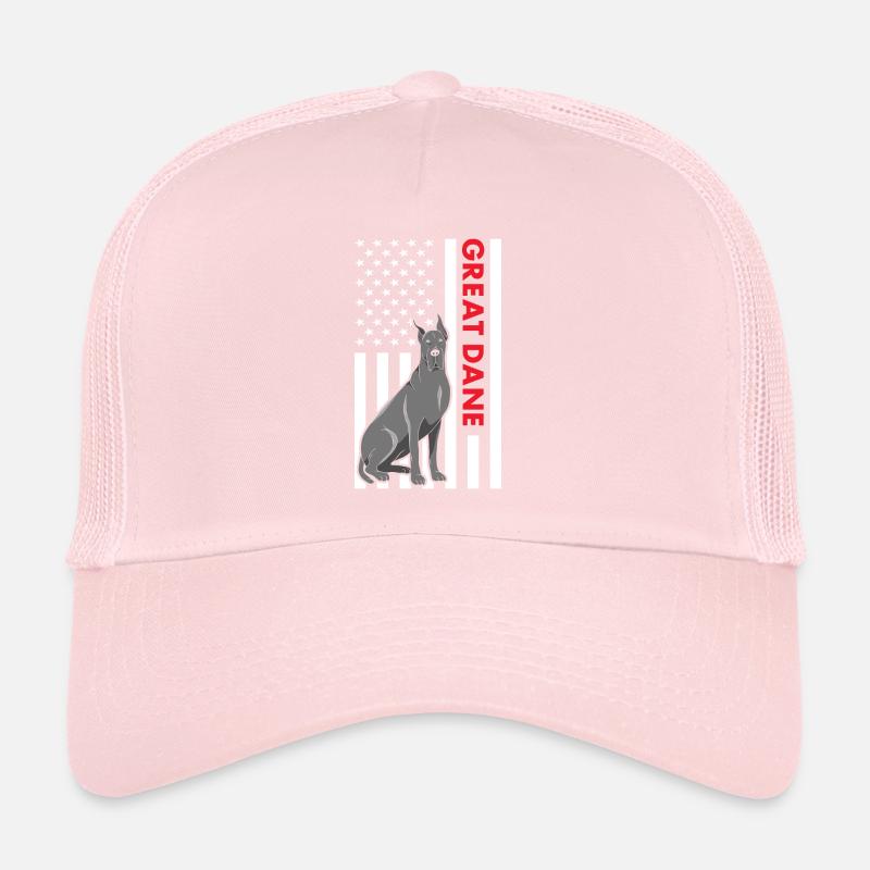 Great Dane Us Flag Trucker Cap