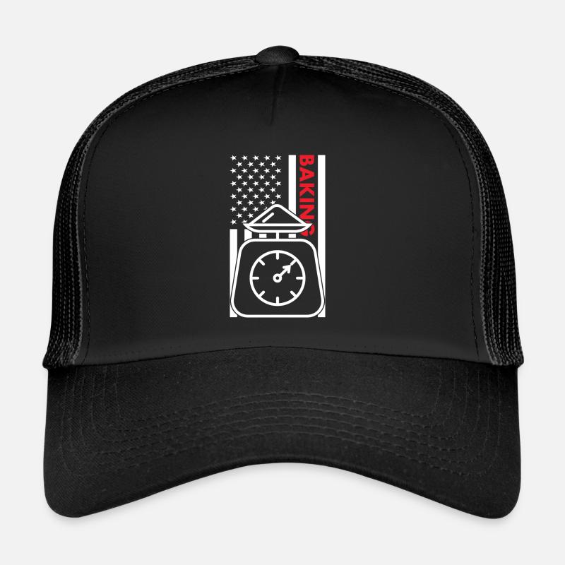 Baker Us Flag Baking Trucker Cap