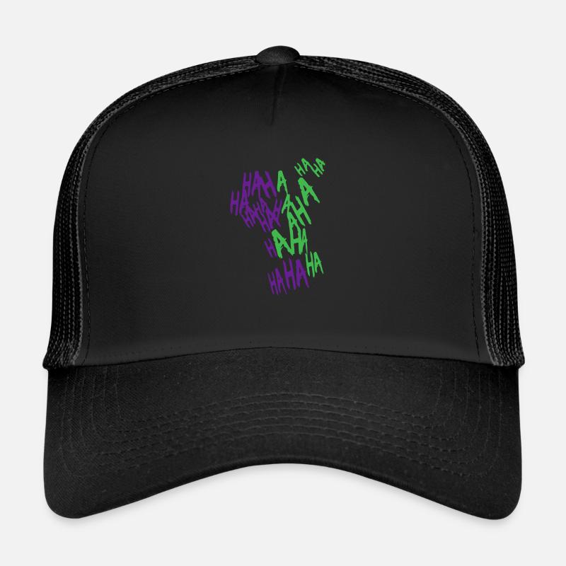 RISATE JOKER - Trucker Cap - Schwarz/Schwarz