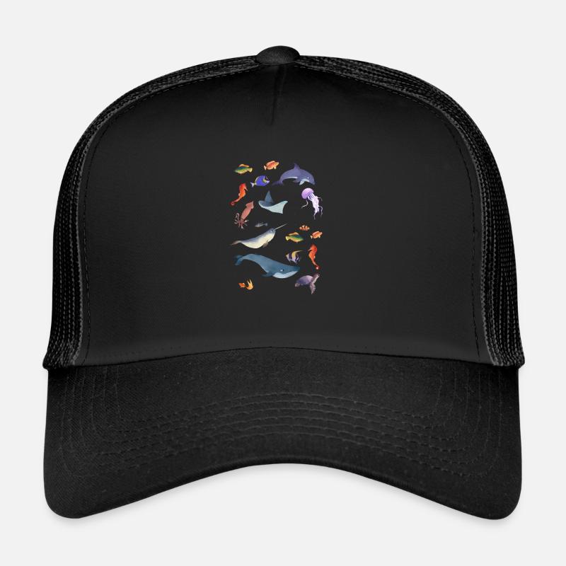 Seetang HAARZO - Trucker Cap - Schwarz/Schwarz