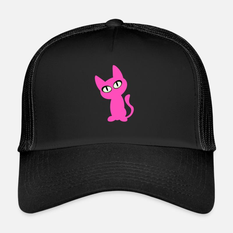 t-shirt chat rose rose gueule de bois chat chats rose Casquette trucker 