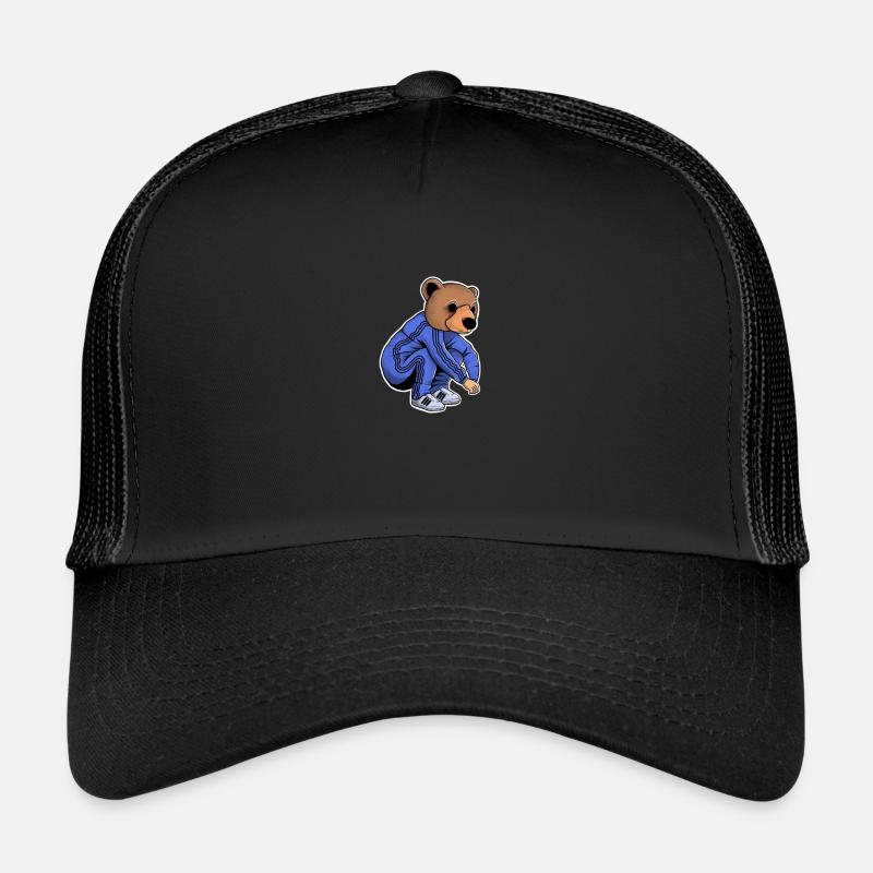 Gopnik Bear Slav Squatt Squatting Gop Geschenkidee Trucker Cap