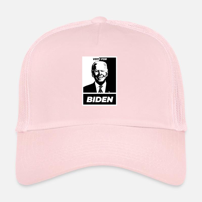 Vote for biden simple white Trucker Cap