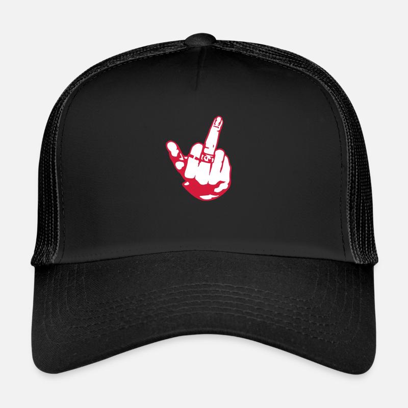 Doigt Casquette trucker 