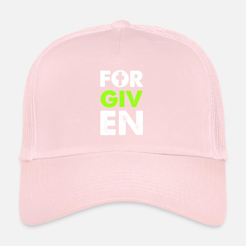 forgiveness bible saying Trucker Cap