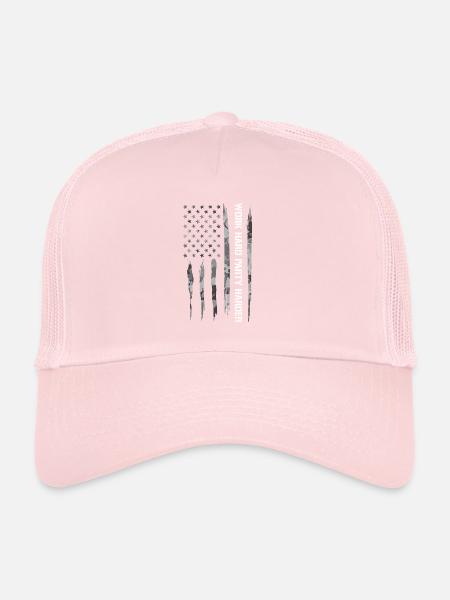 Work Hard Party Harder - Trucker Cap - Hellrosa - Vorne