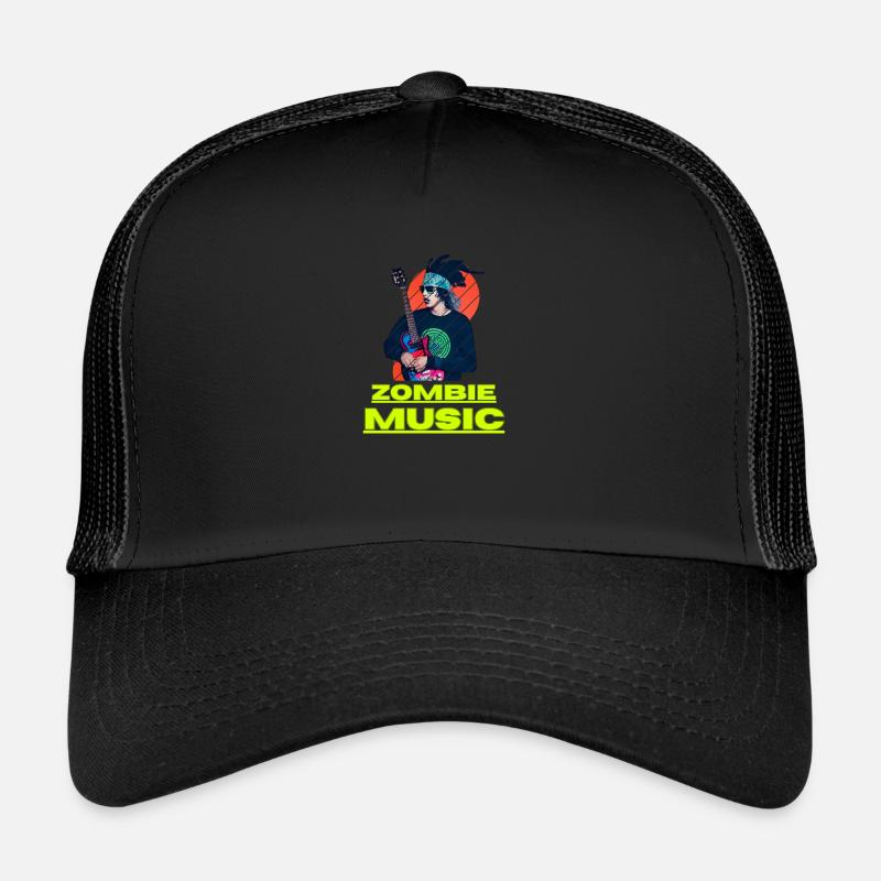 Good Zombie Music - Trucker Cap - Schwarz/Schwarz