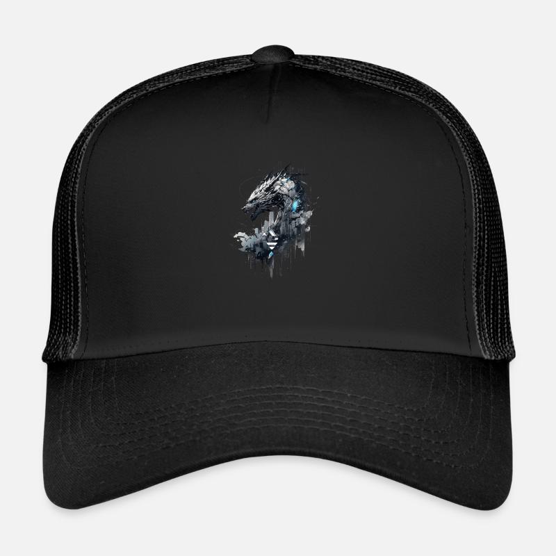 Mecha Tier Tiger Wolf Fuchs Pferd Cyborg Trucker Cap